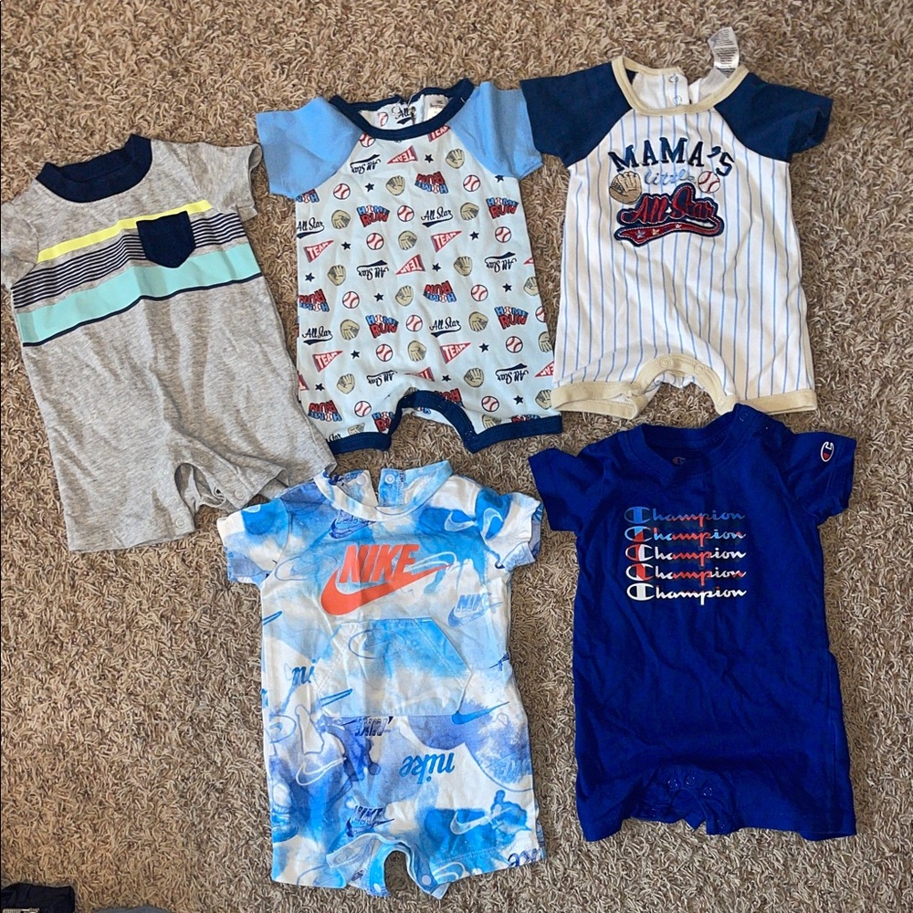 One Piece Rompers for Baby Boy Bundle